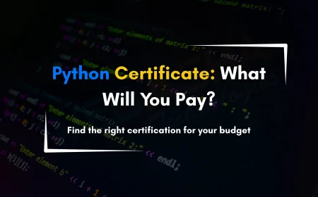 How Much Does Python Certification Cost? | Python Institute in Pune Guide