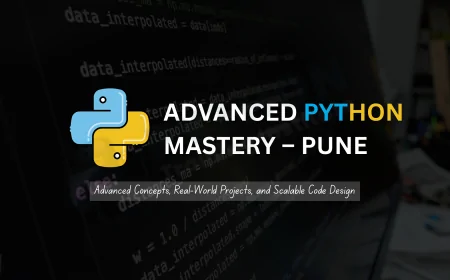 Advanced Python Training Programs for Experienced Developers in Pune