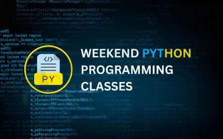 Weekend Batches for Python Programming in Pune | Flexible, Job-Oriented Training