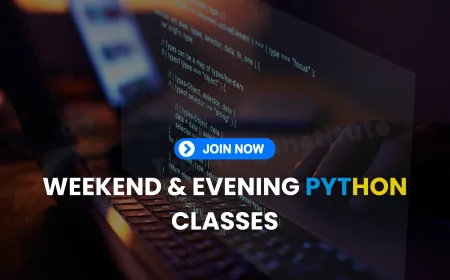 Weekend and Evening Python Classes in Pune | Flexible Training for Busy Learners