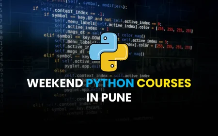 Weekend Batches for Python Programming Pune | Python Weekend Course in Pune with Projects & Certification