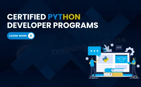 Certified Python Developer Programs Pune | Python Certification Training for Developers in Pune