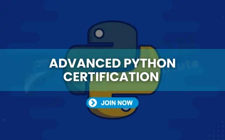 Python Certification Courses for Professionals Pune | Advanced Python Certification Training in Pune for Professionals