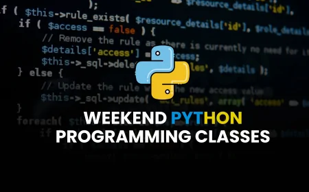 Best Weekend Python Scripting Workshops in Pune | Weekend Python Coding and Scripting Classes Pune