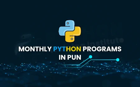 Monthly Python Programming Batches in Pune | Flexible Monthly Python Learning Batches in Pune