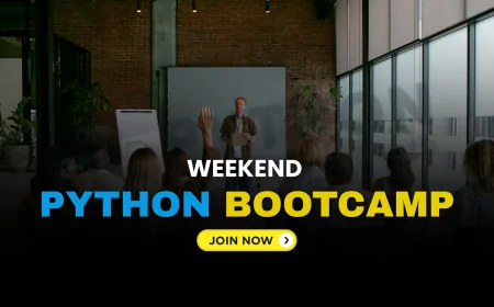 Weekend Python Bootcamp with Certification in Pune | Certified Weekend Python Training Bootcamp in Pune
