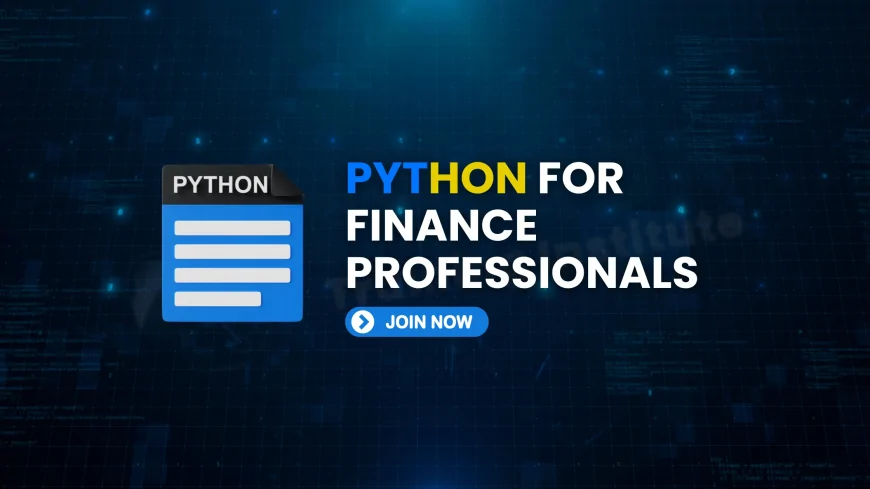Python for Finance Professionals Courses Pune | Python Certification for Finance Professionals in Pune