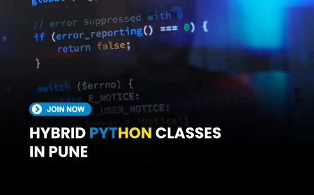 Hybrid Mode Python Classes (Online + Offline) Pune | Online and Classroom Python Training in Pune