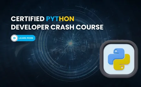 Certified Python Developer Crash Course Pune | Python Developer Fast-Track Program with Certification