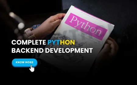 Complete Backend Development Using Python in Pune | Complete Python Backend Certification Course in Pune