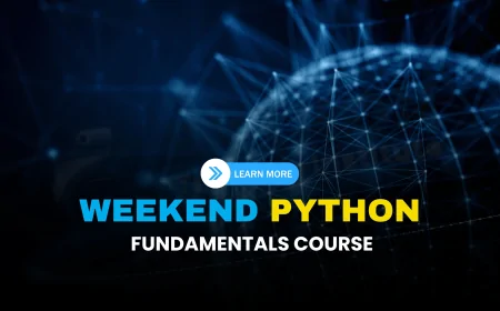 Python Fundamentals Weekend Course Pune | Weekend-Only Python Basics Training in Pune