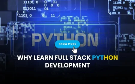 Why You Should Learn Full Stack Development with Python in Pune | Top Reasons to Learn Python Full Stack Development in Pune