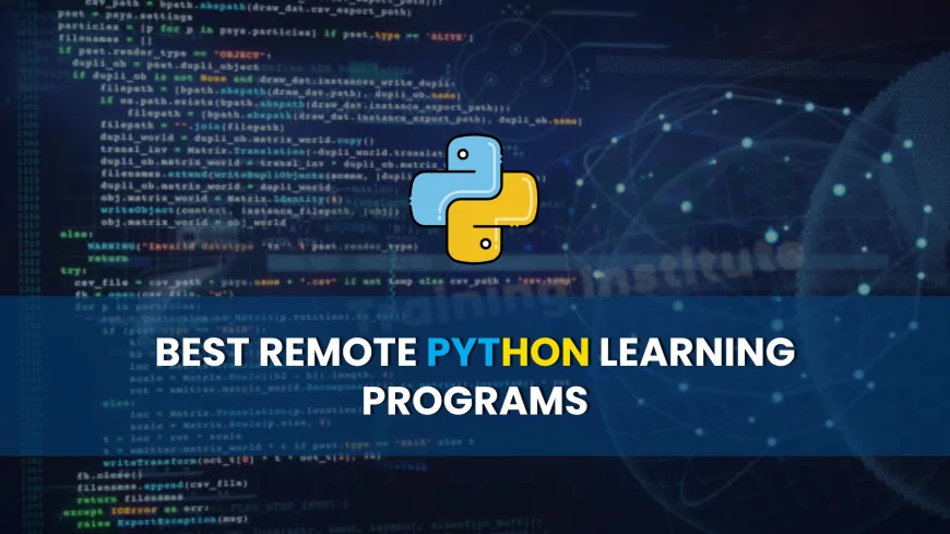 Best Remote Python Learning Programs Pune