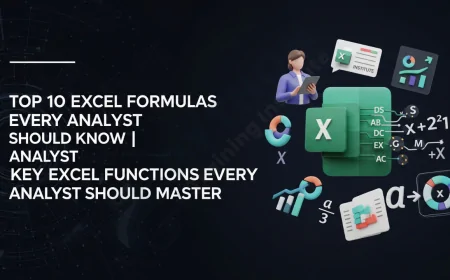 Top 10 Excel Formulas Every Analyst Should Know | Key Excel Functions Every Analyst Should Master
