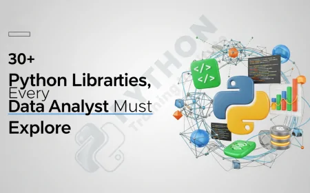 30+ Python Libraries Every Data Analyst Must Explore | Top 30+ Python Libraries for Data Analysts in 2025
