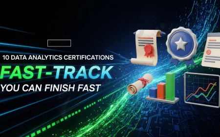 10 Data Analytics Certifications You Can Finish Fast | Fast-Track Data Analytics Certifications to Boost Your Career